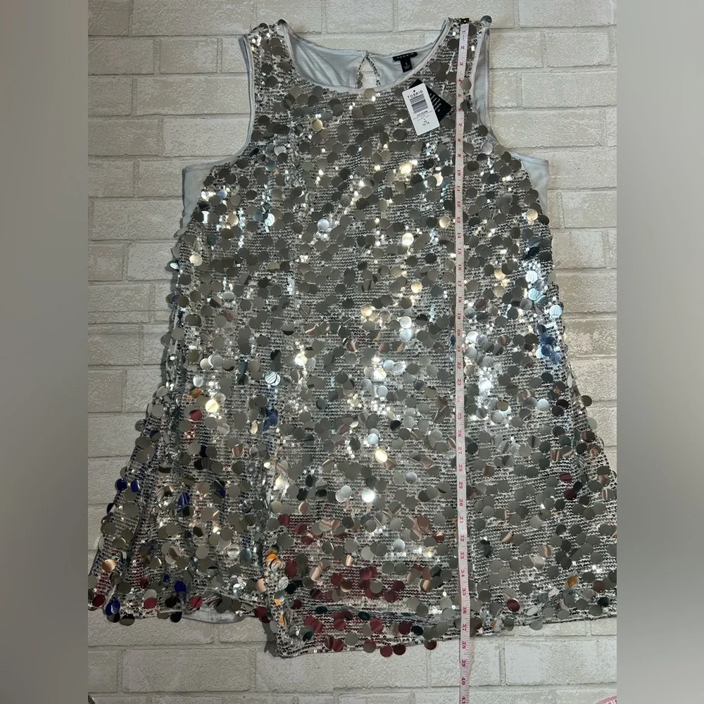 torrid Silver Sequin Mini Dress - Picture 7 of 8
